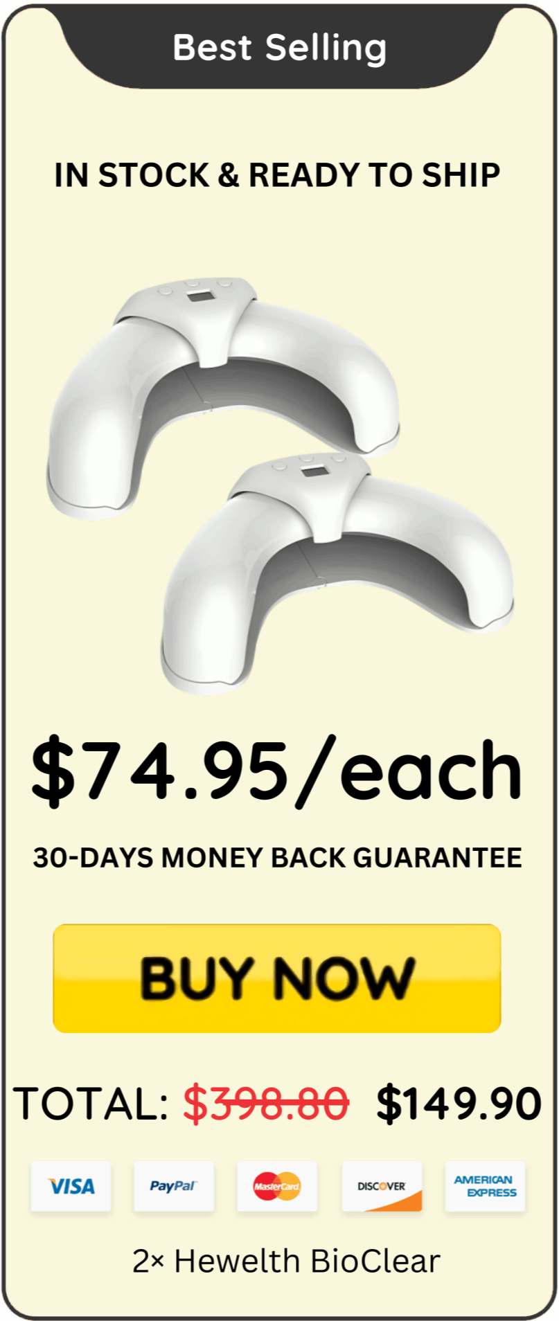 Hewelth BioClear offer best price 